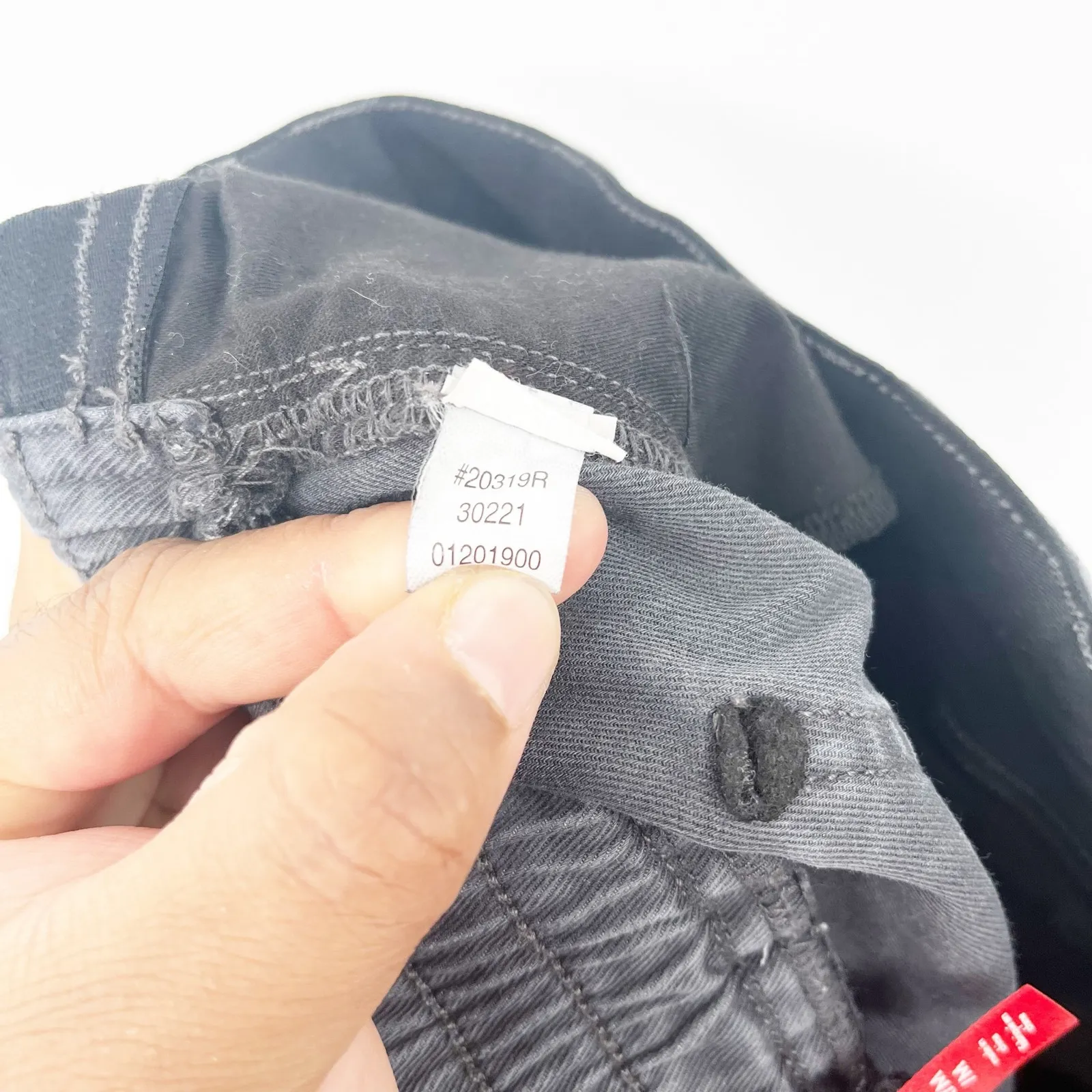 Spanx Womens Gorpcore Ankle Zip Stretch Twill Cargo Jogger Pants Size M Gray‎ - Image 10