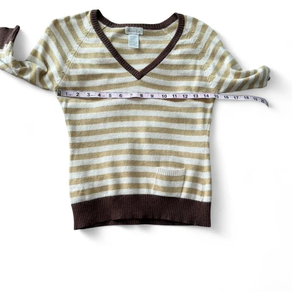 Vintage‎ Striped Charlotte Russe Silk Blend Sweater - Image 7