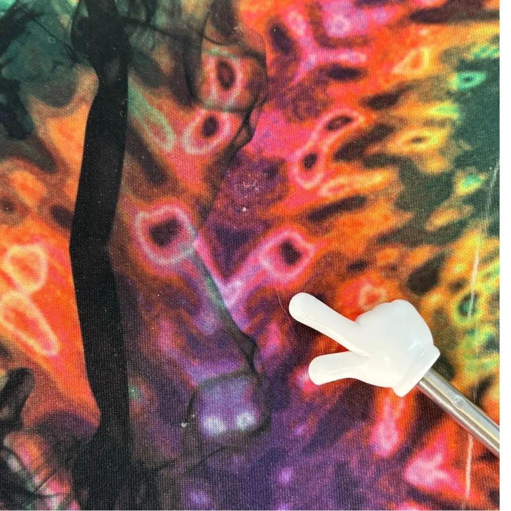 Love J Bodycon Dress Women M Psychedelic Kaleidoscope Print Dopamine Dressing - Image 9