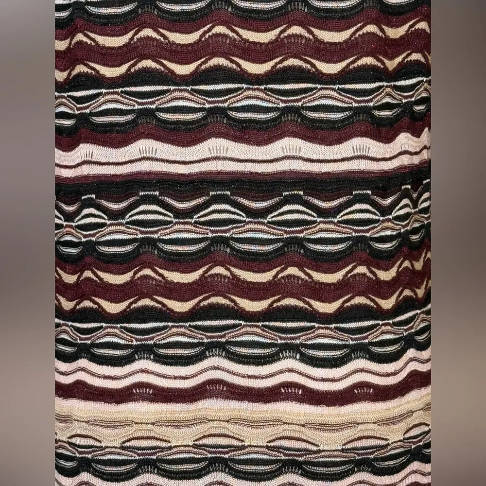 White House Black Market Multicolor Striped Sweater Tunic Women’s Size Medium - Image 6