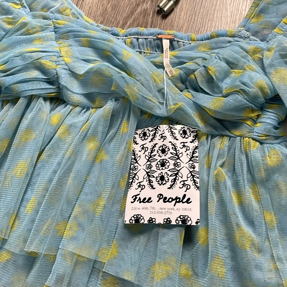 Free People “Penelope” Top – Sky Combo 
Rare Sample Piece! - Image 11