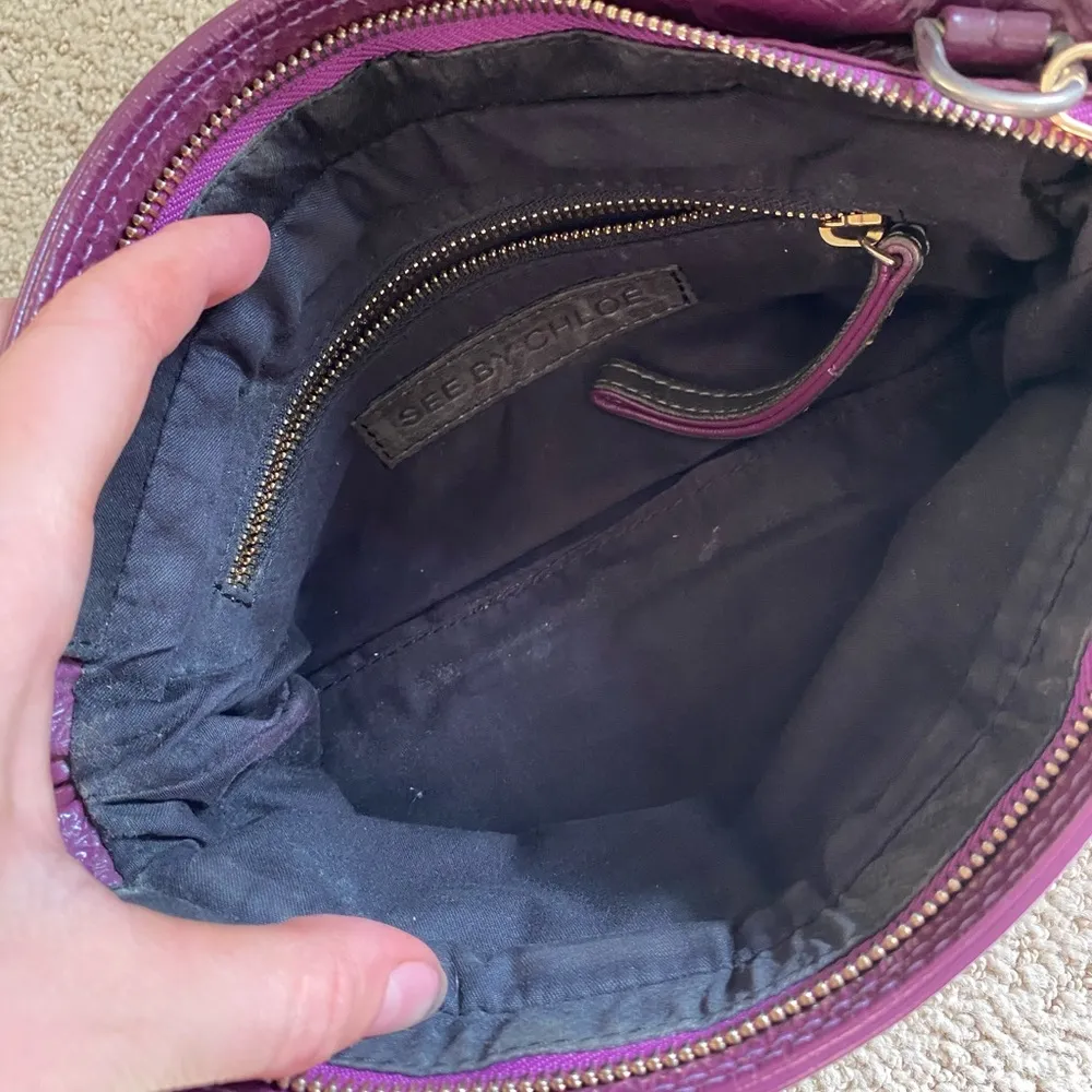 Authentic See by Chloe daytripper crossbody plum brown gold - Image 7