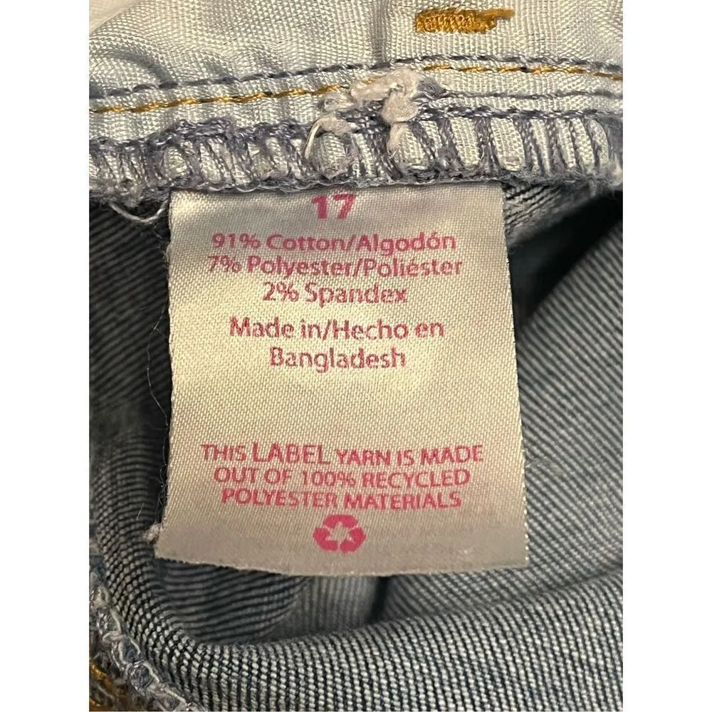 No Boundaries Super High Rise Denim Jeans Sz 17 (2661) - Image 8