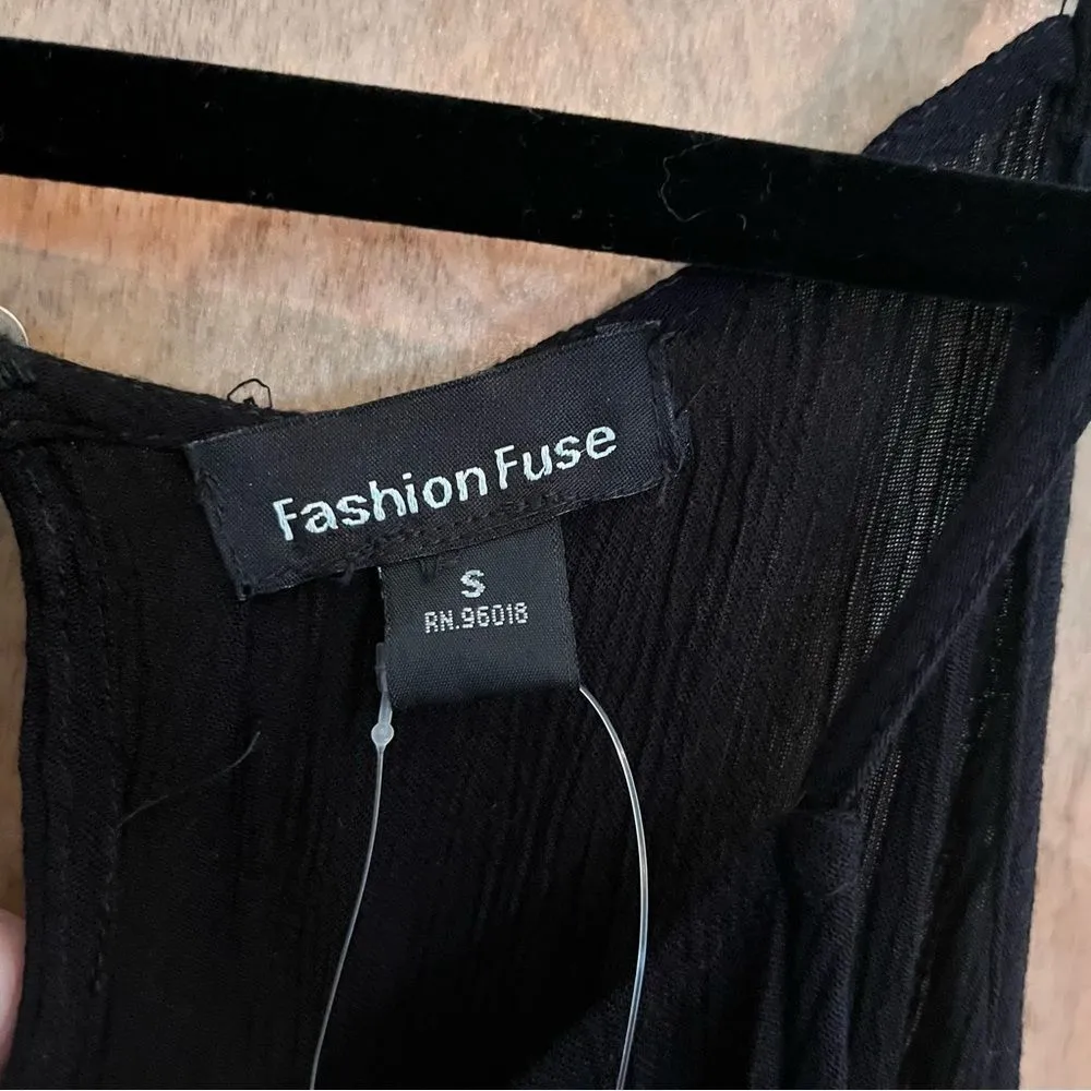 Fashion Fuse Boutique NWT Black and White Tank Top - Image 9