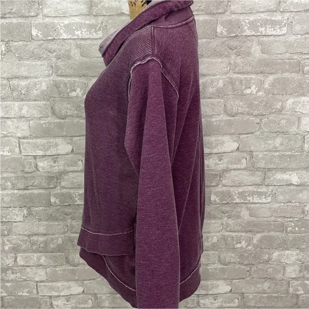 Calvin Klein Purple Cowlneck Sweatshirt - Image 2