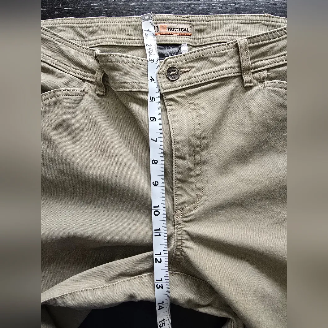 5.11 Tactical Women's‎ 98% Cotton 2% Elastane Khaki Pants Size 16 - Image 7
