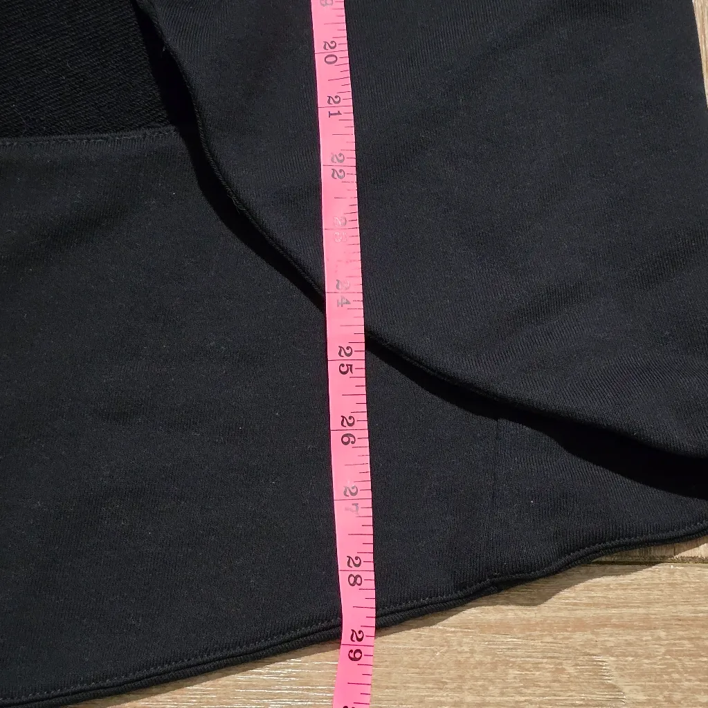 Standard James Perse French Terry Draped Open Cardigan Jacket Black Size S/M - Image 8