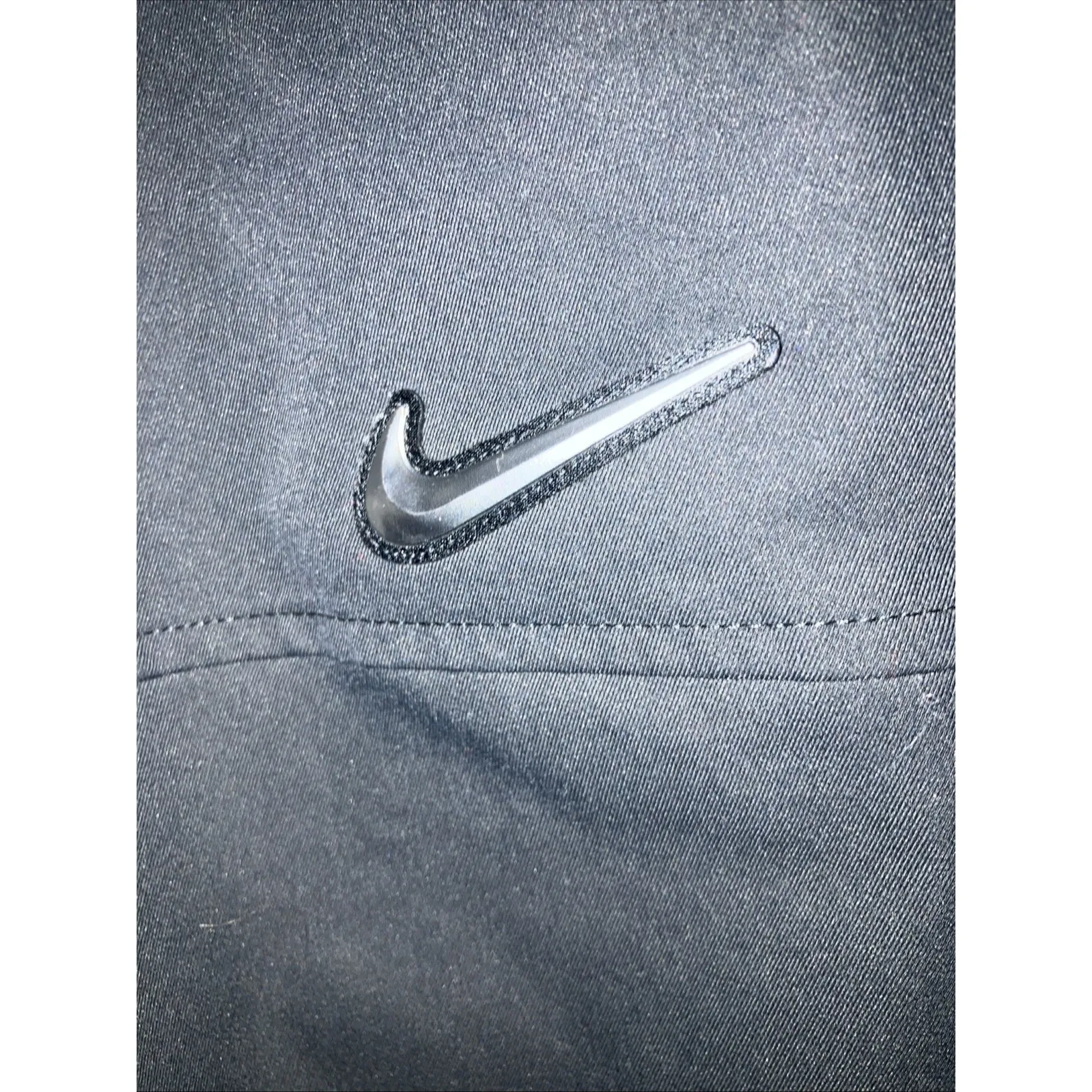 Women's Nike Medium Black Standard Fit Elastic Waist CZ8909 Jogger Swoosh Pants - Image 3