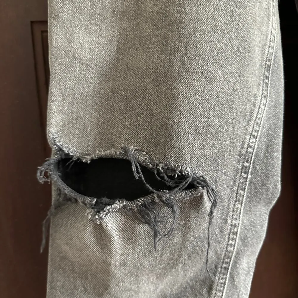 CITIZENS of HUMANITY | Jolene High Rise Vintage Straight Gray Distressed Size 29 - Image 2