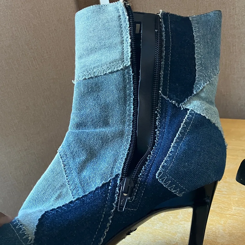 LEI patchwork boots 9 - Image 8