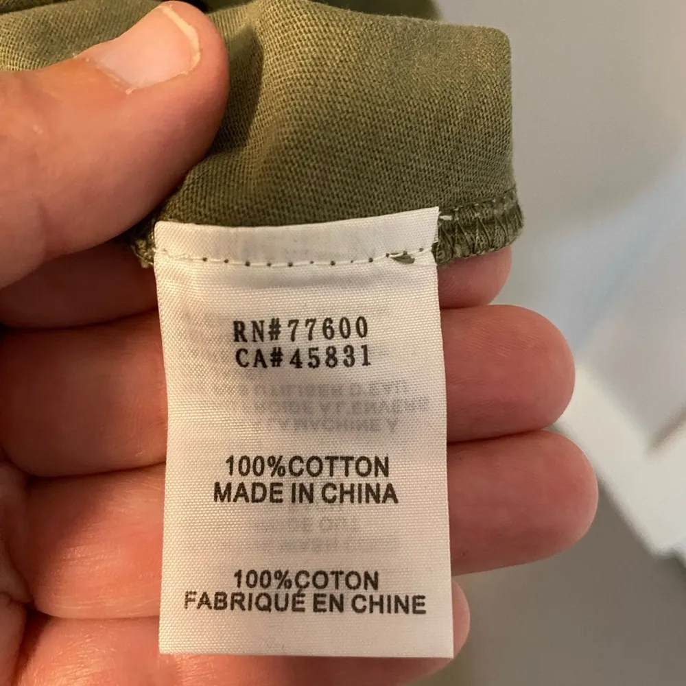 NWT‎ Free People x Sandrine Rose Strong Shoulder pad Tee, Army Color size small Green - Image 6