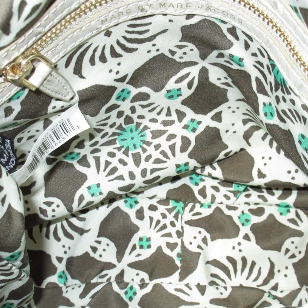 NWT Marc Jacobs Ozzie in Chinchilla Intergalocktic Faux Ostrich Crossbody Purse - Image 7