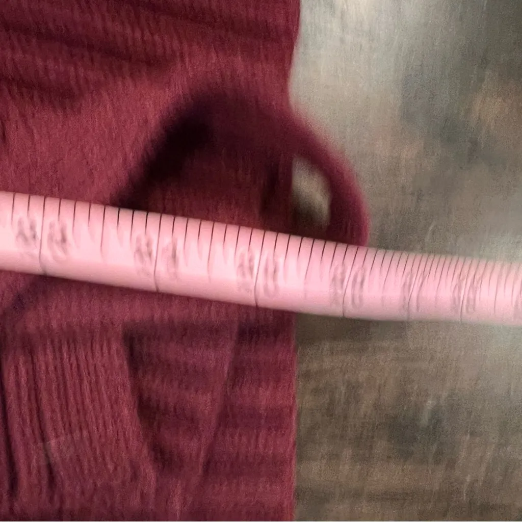 Banana Republic Maroon Textured Belted Cable XS Cardigan - Image 4