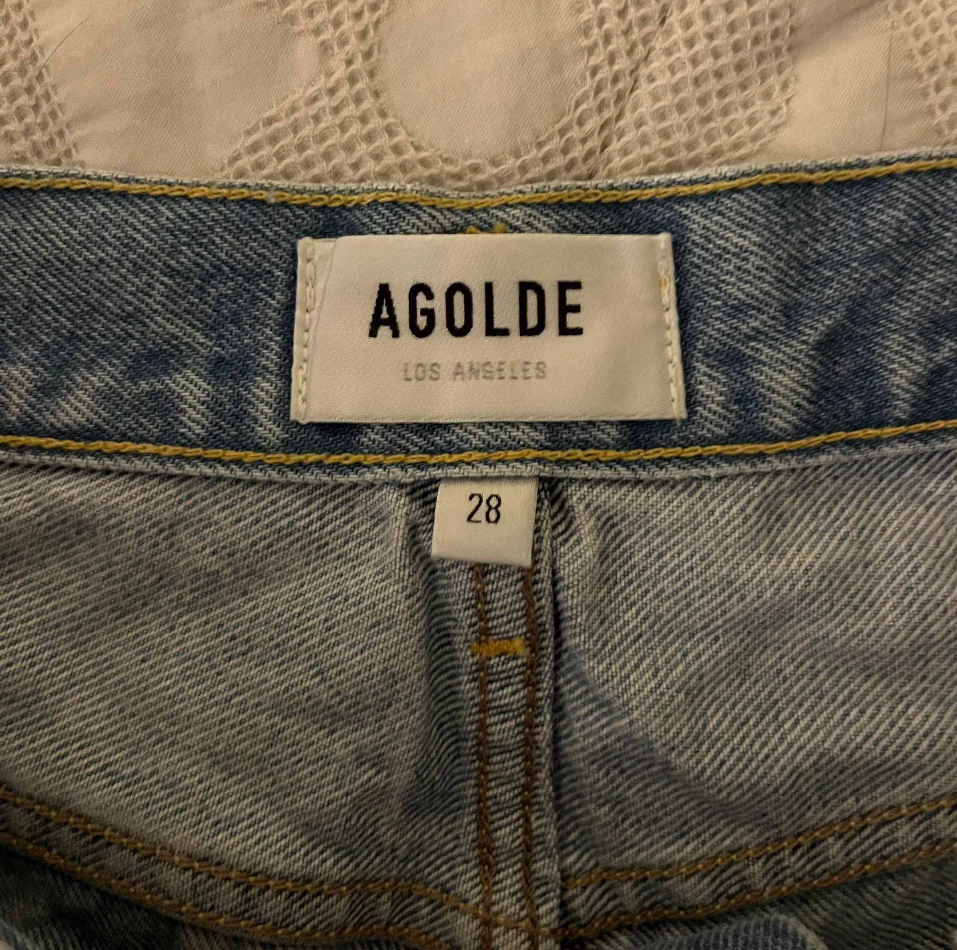 High Rise Denim Shorts - Image 5