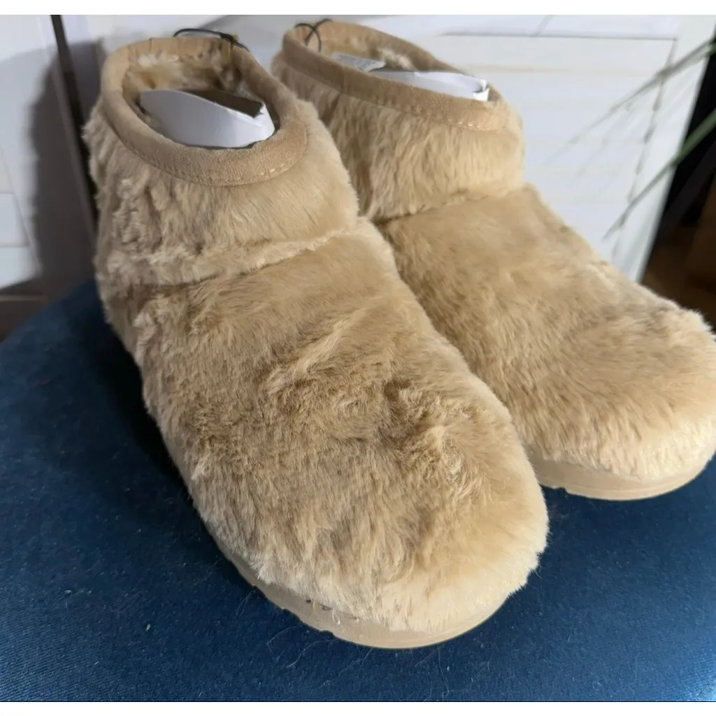 NWT Arizona Jeans Co slater faux fur foam lining booties shoes sz 7 - Image 6