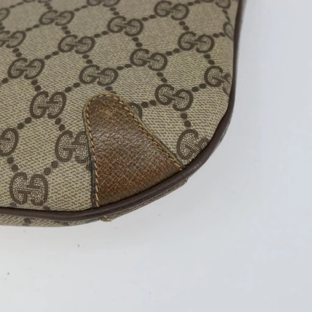 GUCCI GG Supreme Web Sherry Line Bag PVC Beige Gold Red 904 02 026 Authentic - Image 3