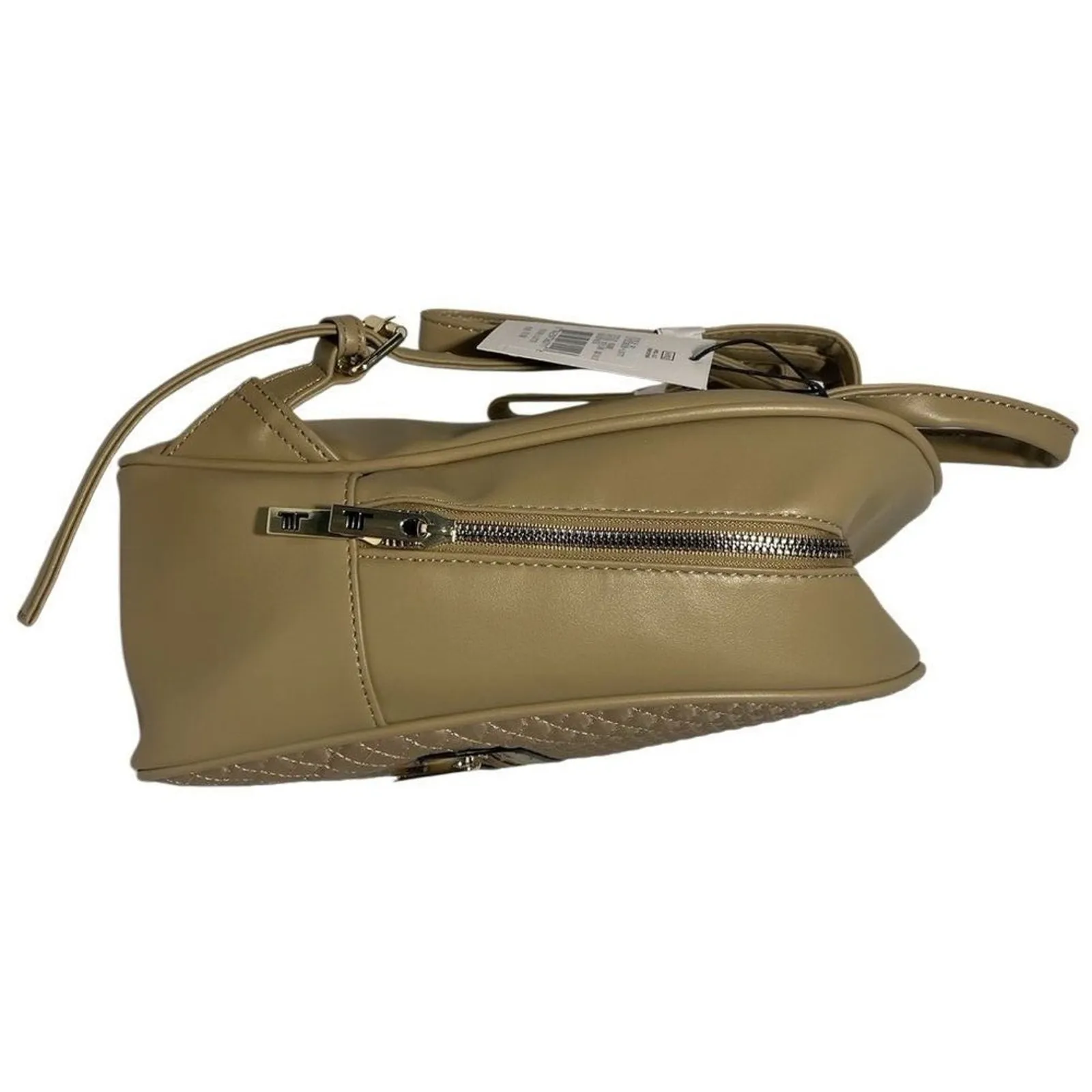 LONDON FOG Peter Nylon Quilted Backpack in Latte New with Tag Sealed in Bag - Image 7