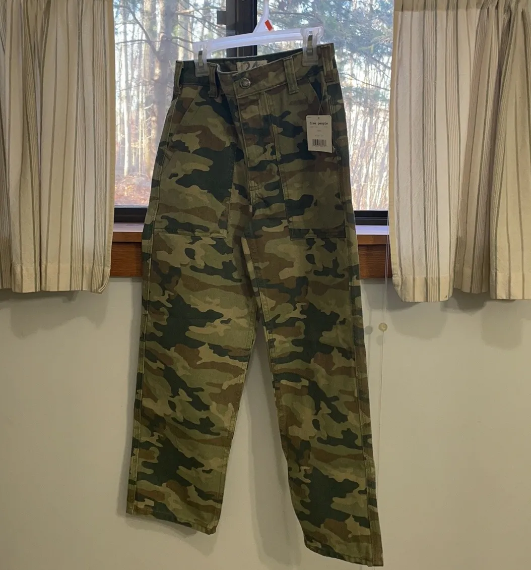 Free People Remy Moss Camo Pants - Image 5