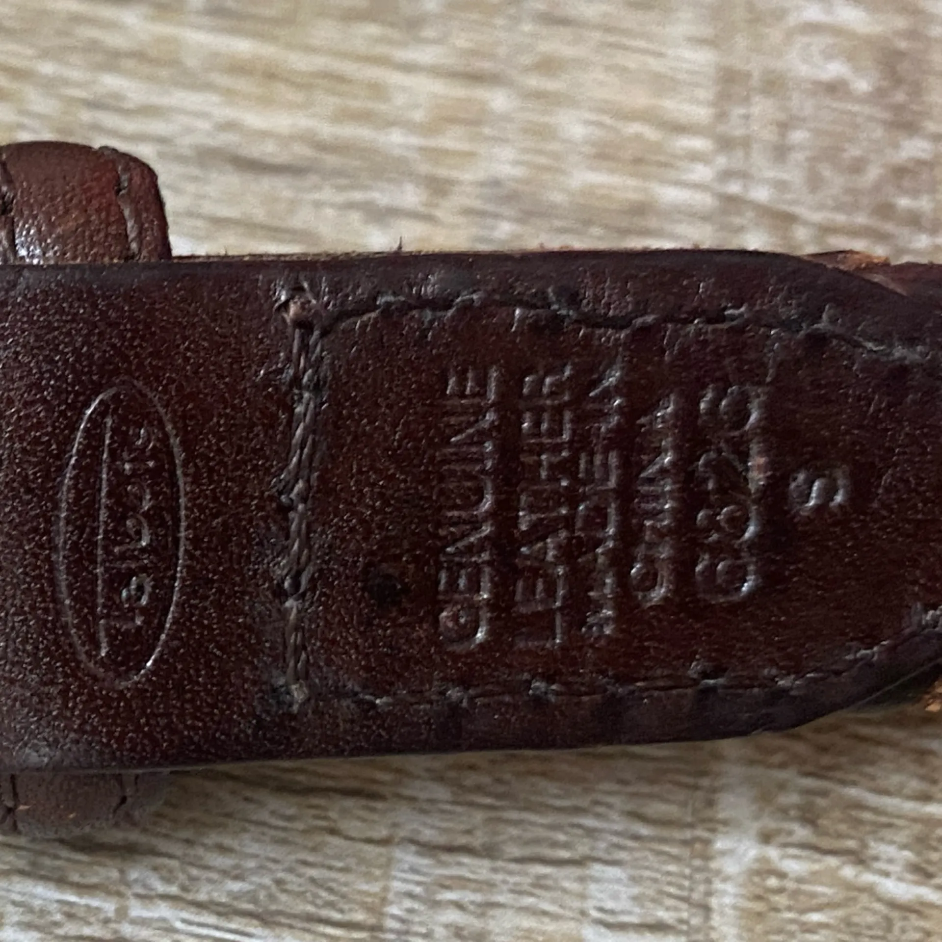 90s Vintage Talbots Brown Leather Braided Skinny Belt Women’s Small Classic Boho - Image 6