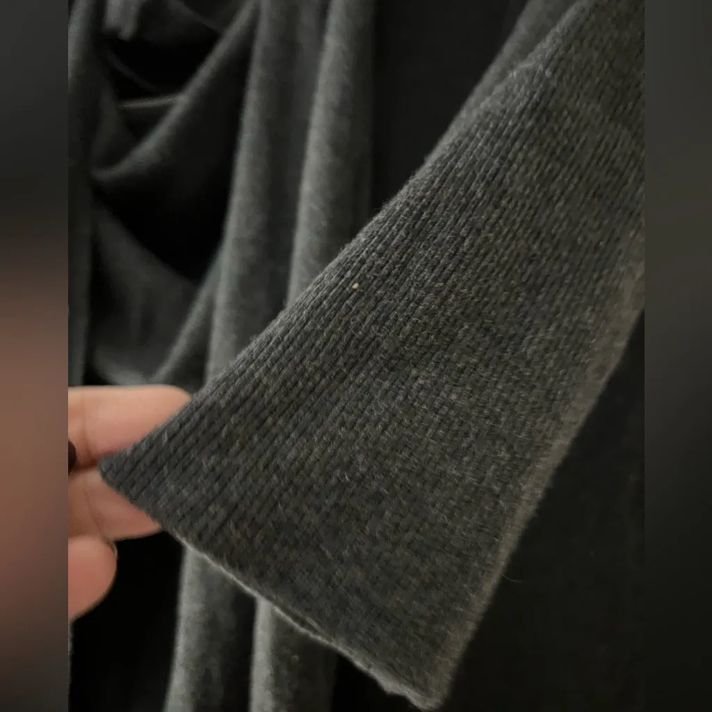 Pact Heather Gray Long Cardigan Size M - Image 6