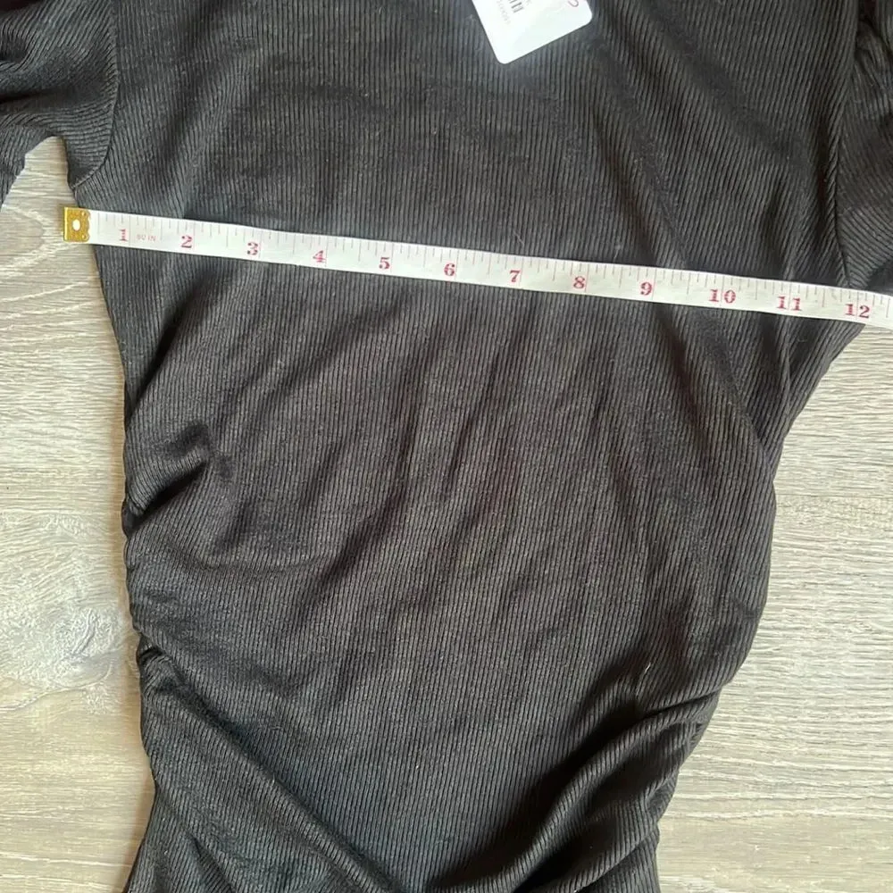 NEW Goldie Lewinter - Women - Black Ribbed Victorian Top - Image 8