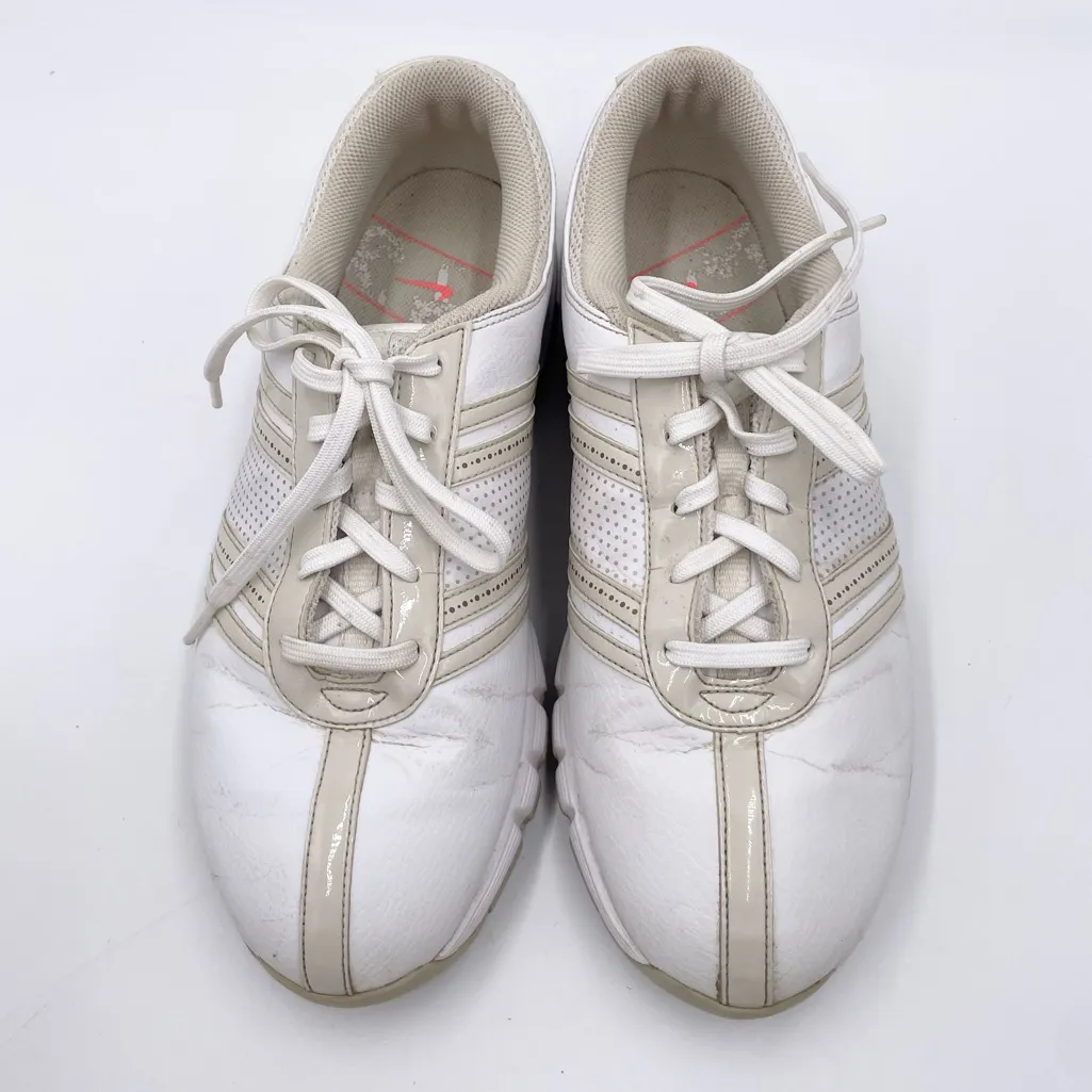 Nike Delight Golf Shoes Women's Size 9.5 Synthetic Leather White Birch Lace Up - Image 5