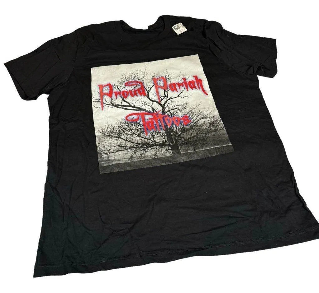Bella Canvas Proud Pariah Tattoos Graphic Tee — Unisex 2XL Black - Image 2