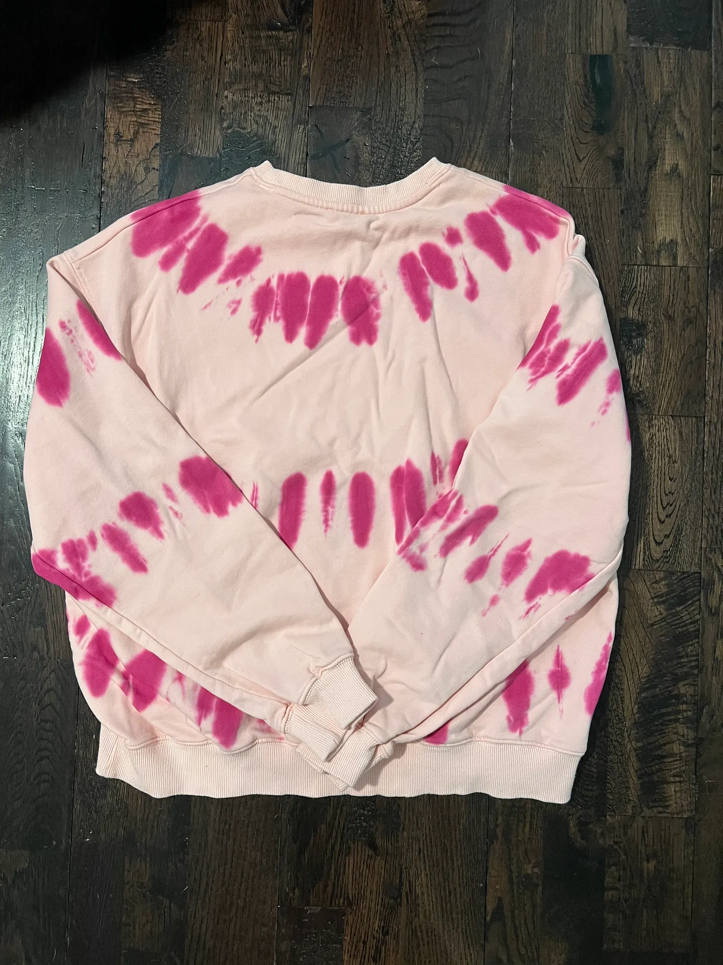 Pink Tie Dye Sweatshirt - Image 2