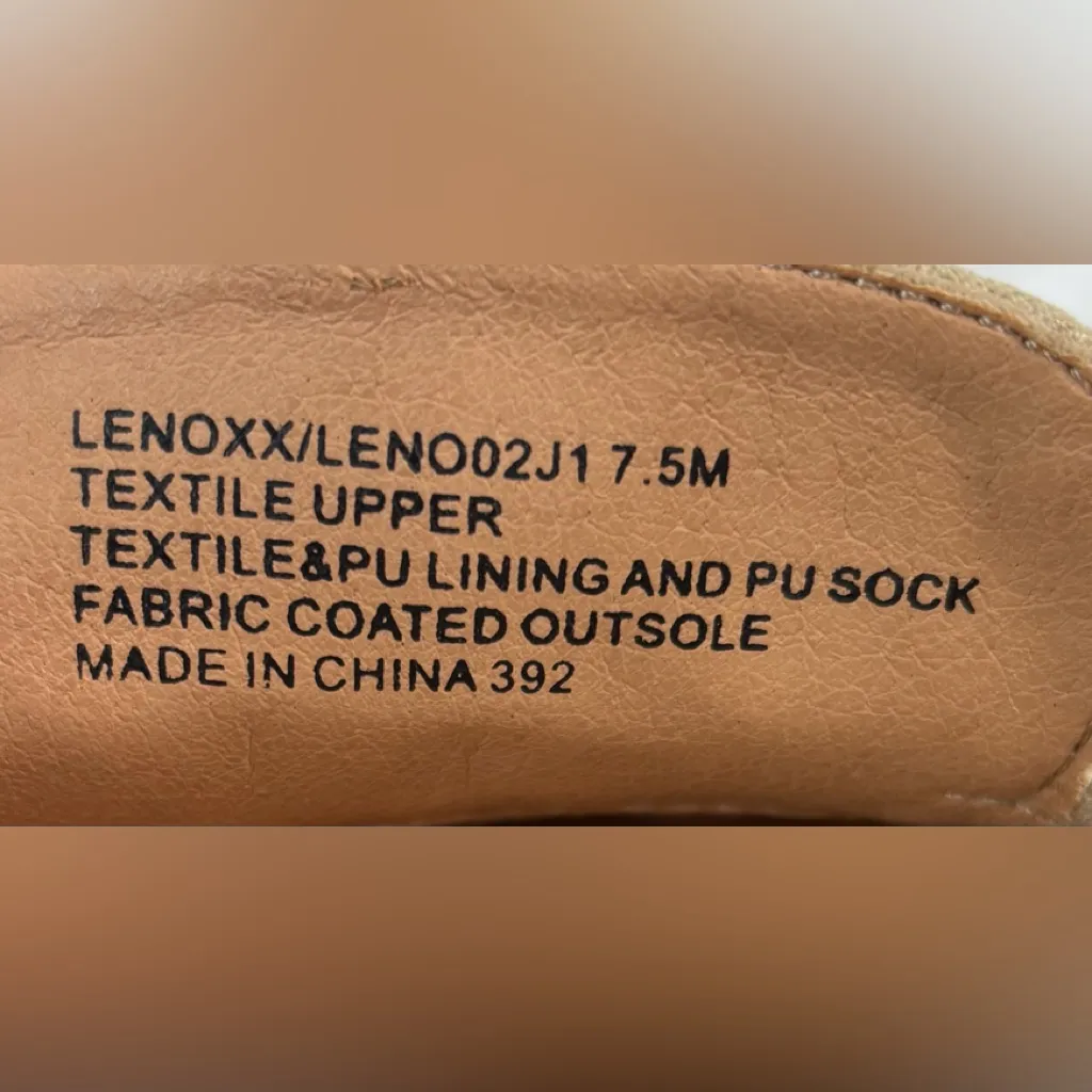 Madden Girl LENOXX 7.5 Faux Suede Braided Beige Mules Shoes - Image 8