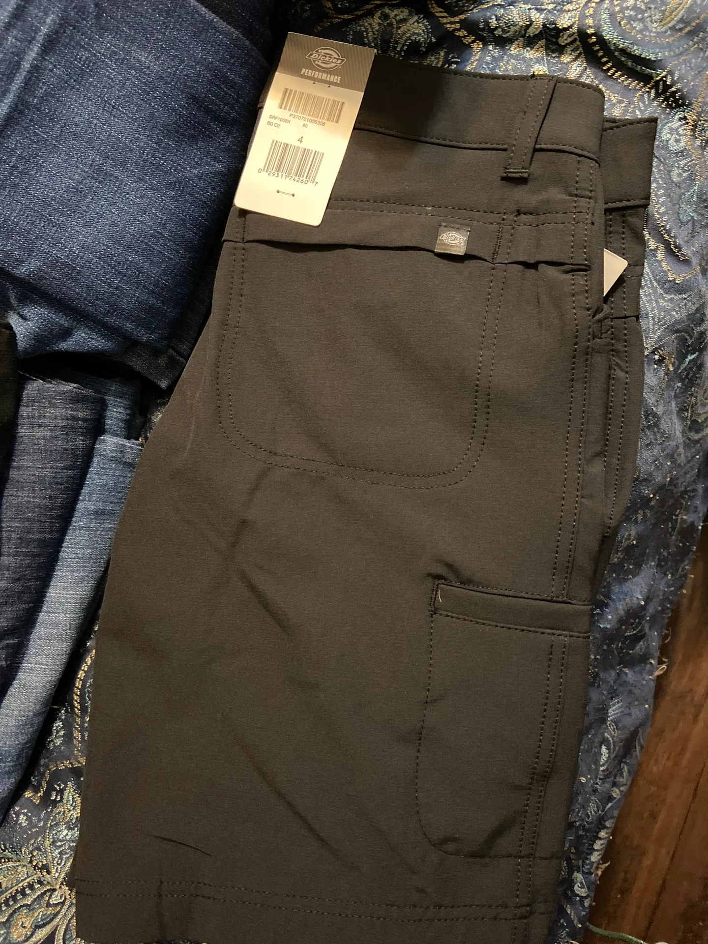 Dickies Black Performance Shorts - Image 2