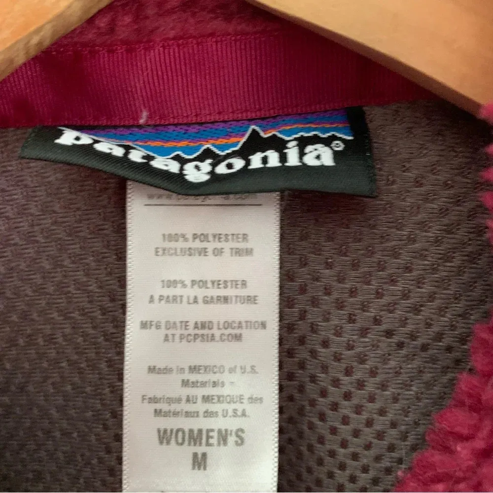 Patagonia Retro-X Vest Magenta Sz Medium - Image 4