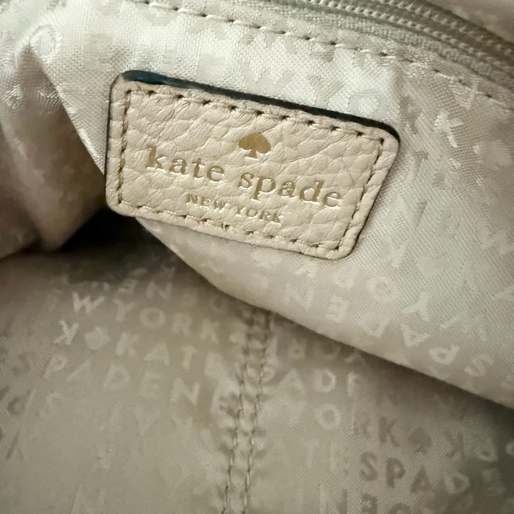 Kate Spade Highland Place Maria Crossbody/ Shoulder Bag in Beige - Image 6