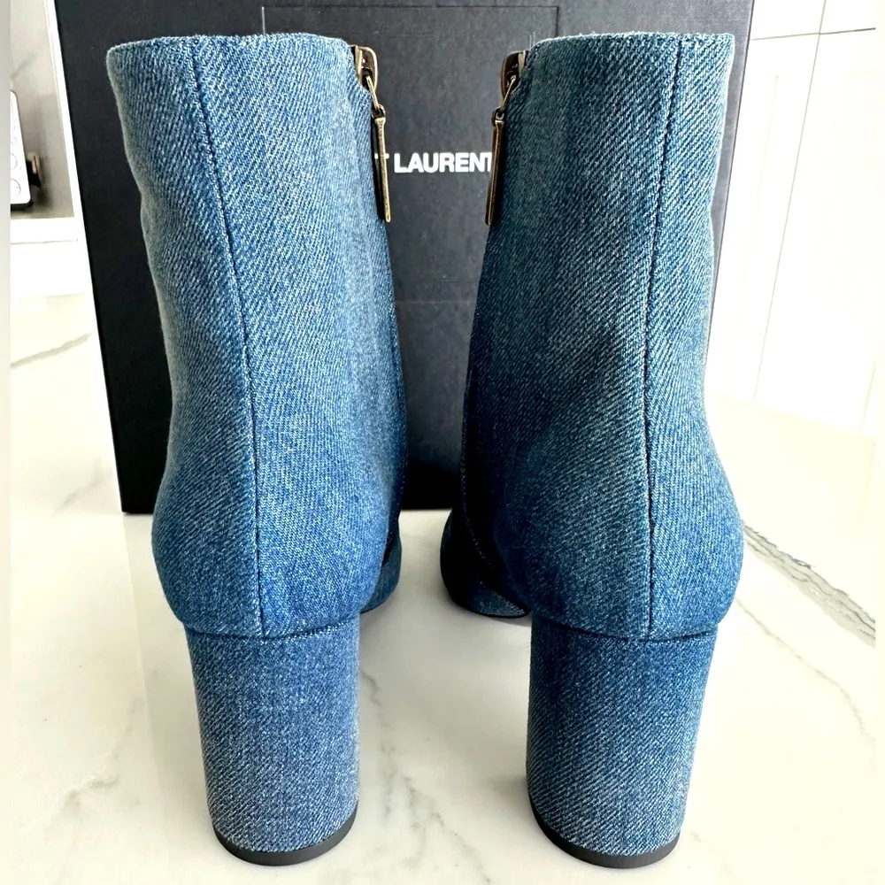 Yves Saint Laurent Lou Zip Bootie - Image 4