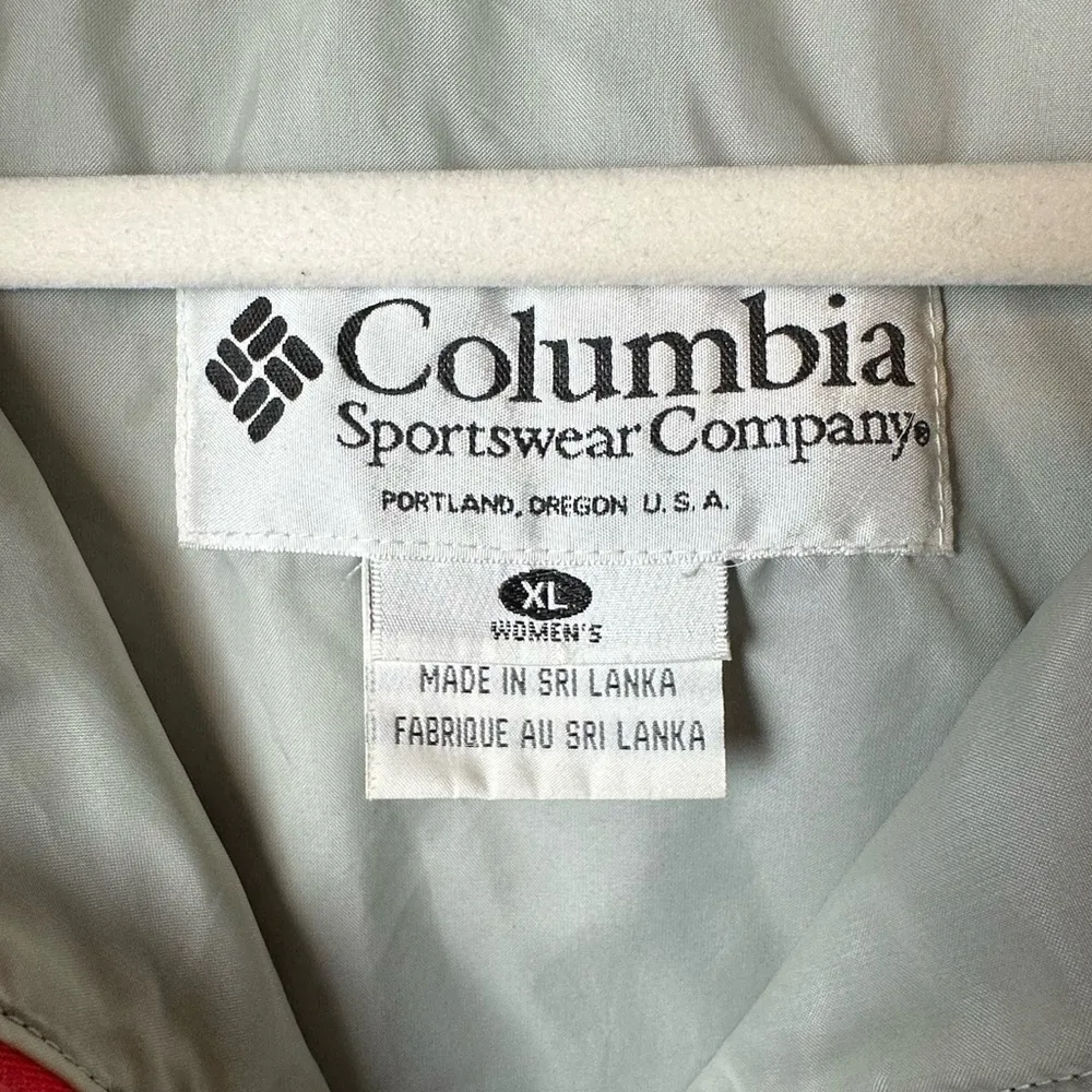 90s Vintage Columbia Hooded Nylon Windbreaker Rain Jacket Sportswear Outdoor - Image 3