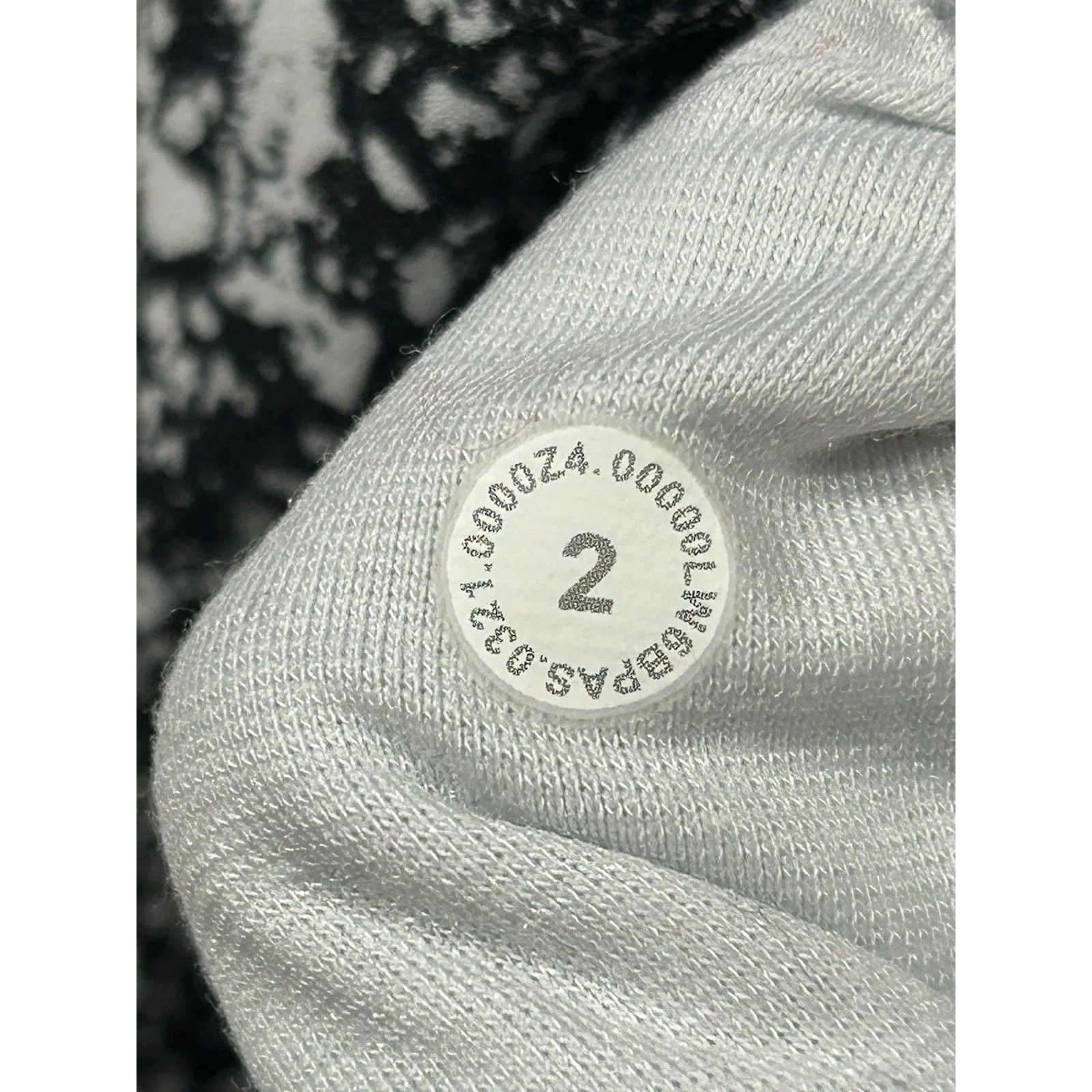 Lululemon Leggings Womens 2 High Rise Align Cropped Black White Floral W6BPAS - Image 9