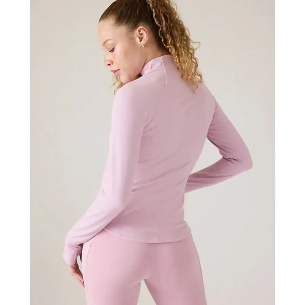 New Athleta 1X Salutation Jacket Begonia Pink Plus Size 1X - Image 3