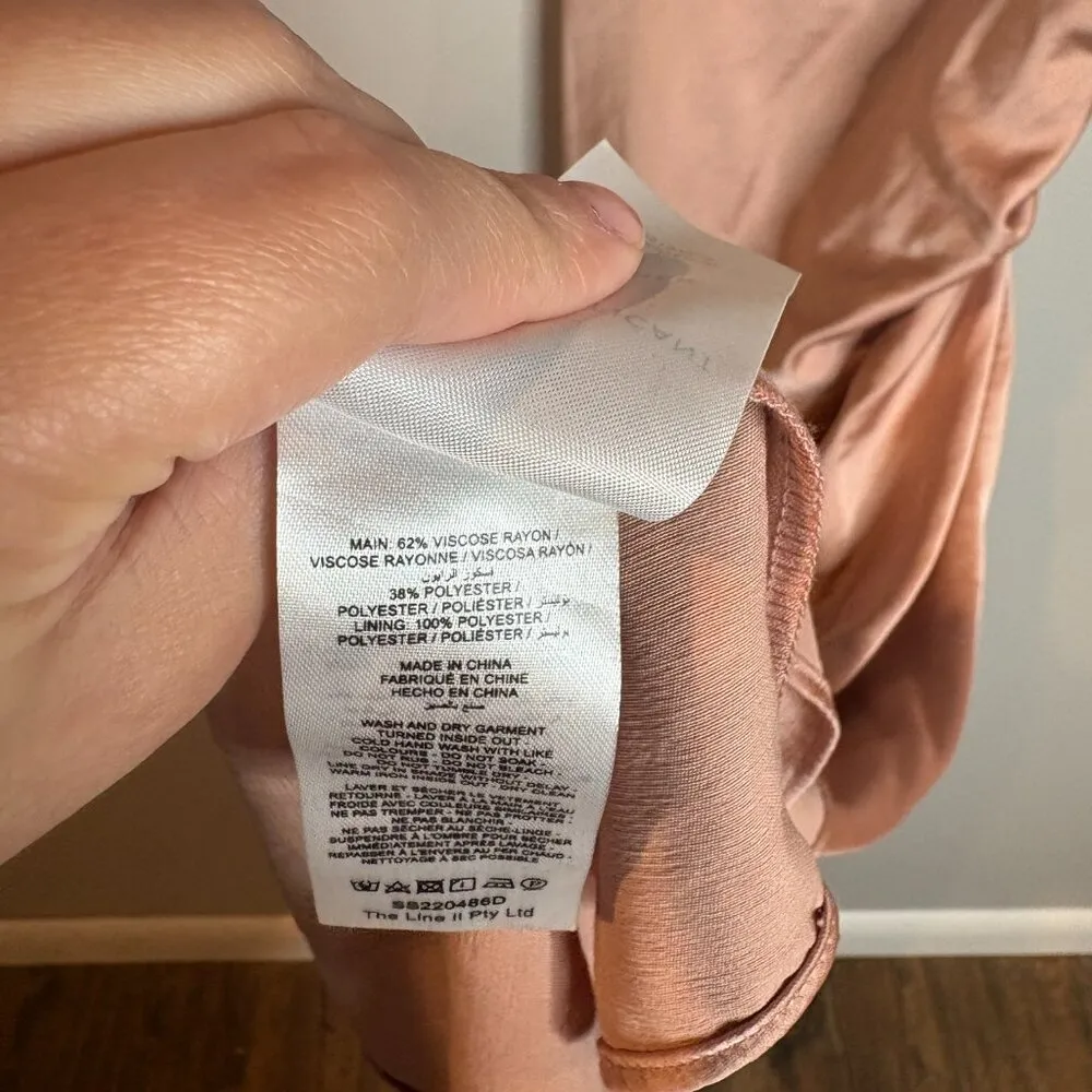 NWT Significant Other Aria Cowl Neck Maxi Dress in Nougat Pink Size 8 - Image 5