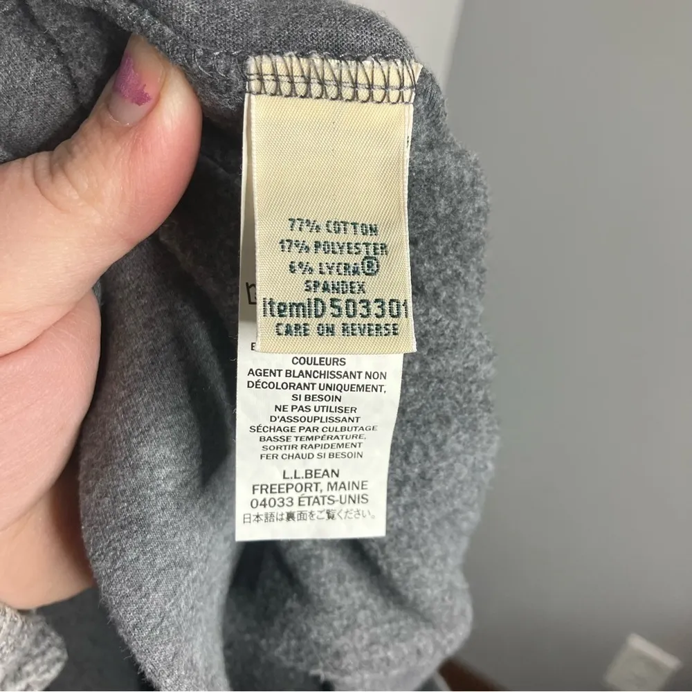 L.L. Bean soft wide leg pants‎ size 2X Gray - Image 6