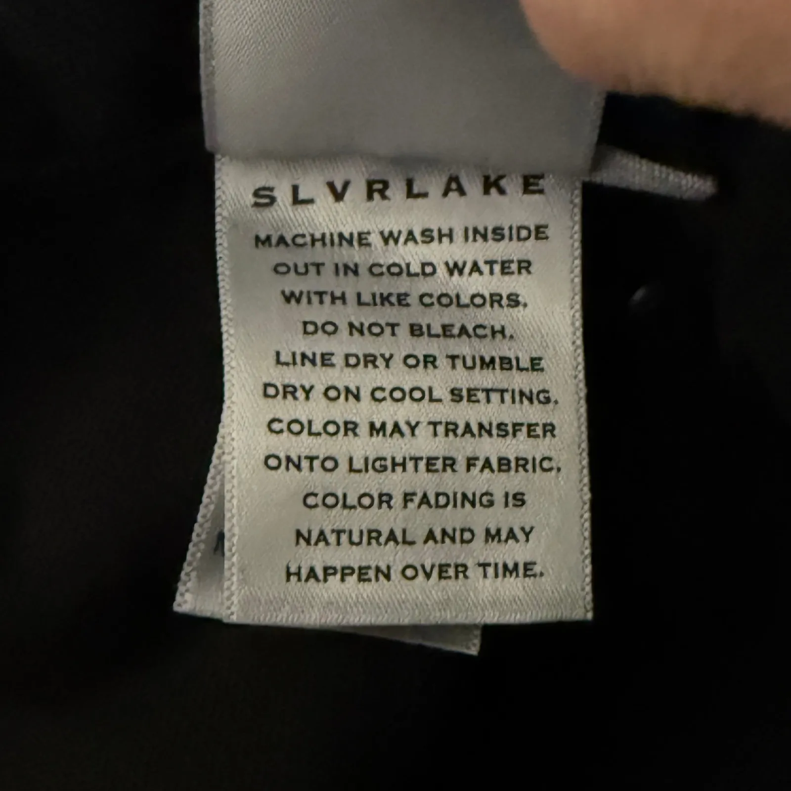 SLVRLAKE Women's Paneled London Jeans 28 Black Midnight NWT High Rise Raw Hem - Image 8