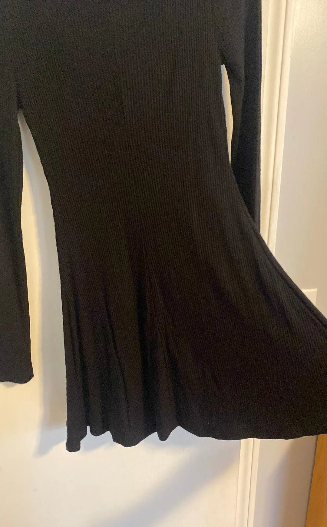 Black Sweater Mini Dress - Image 6