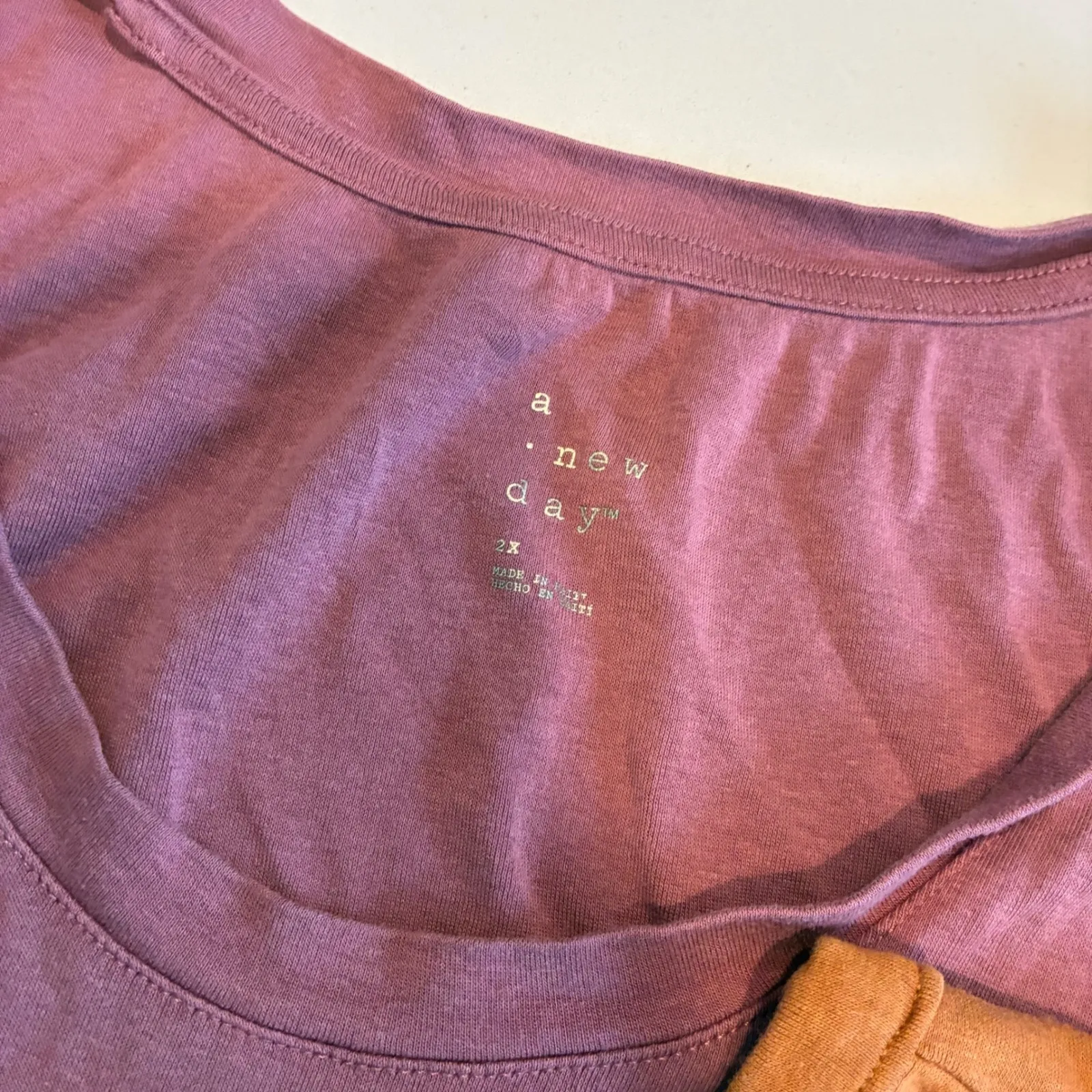 Lot of 3 A New Day Womens 2XL Tank Tops Bundle Orange Black Pink Sleeveless - Image 5