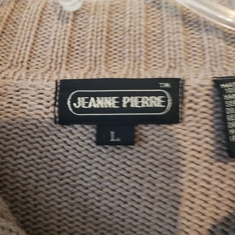 Jeanne Pierre Cardigan Size Large - Image 3