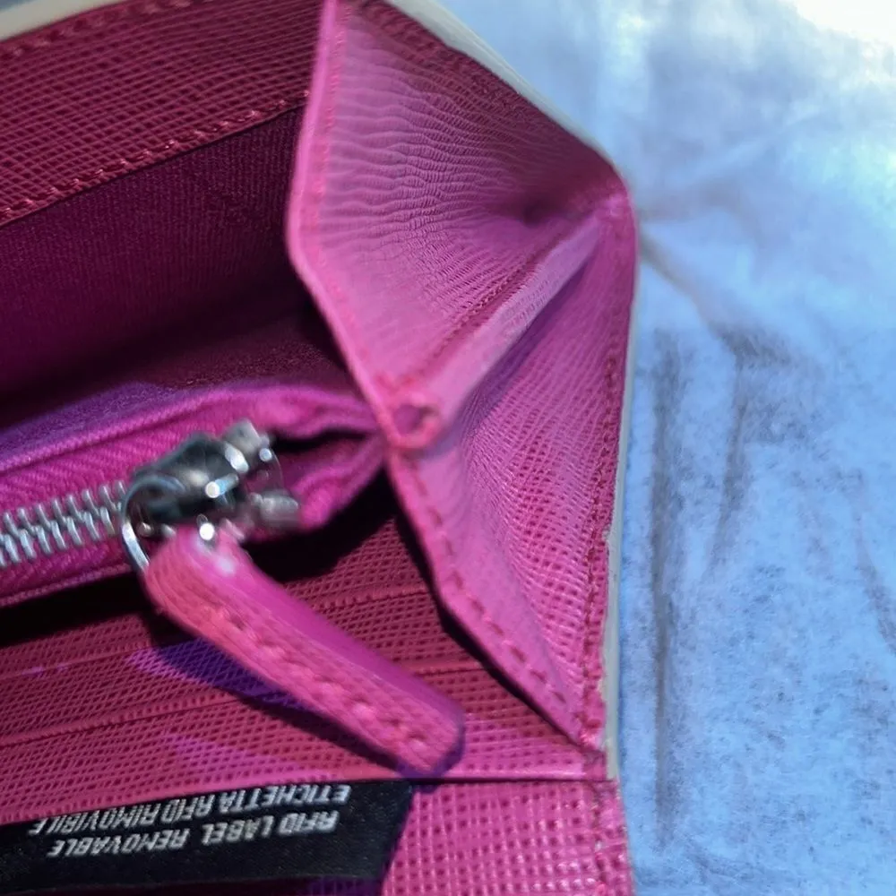 Authentic Fendi Leather  Pink & Blue Wallet - Image 15