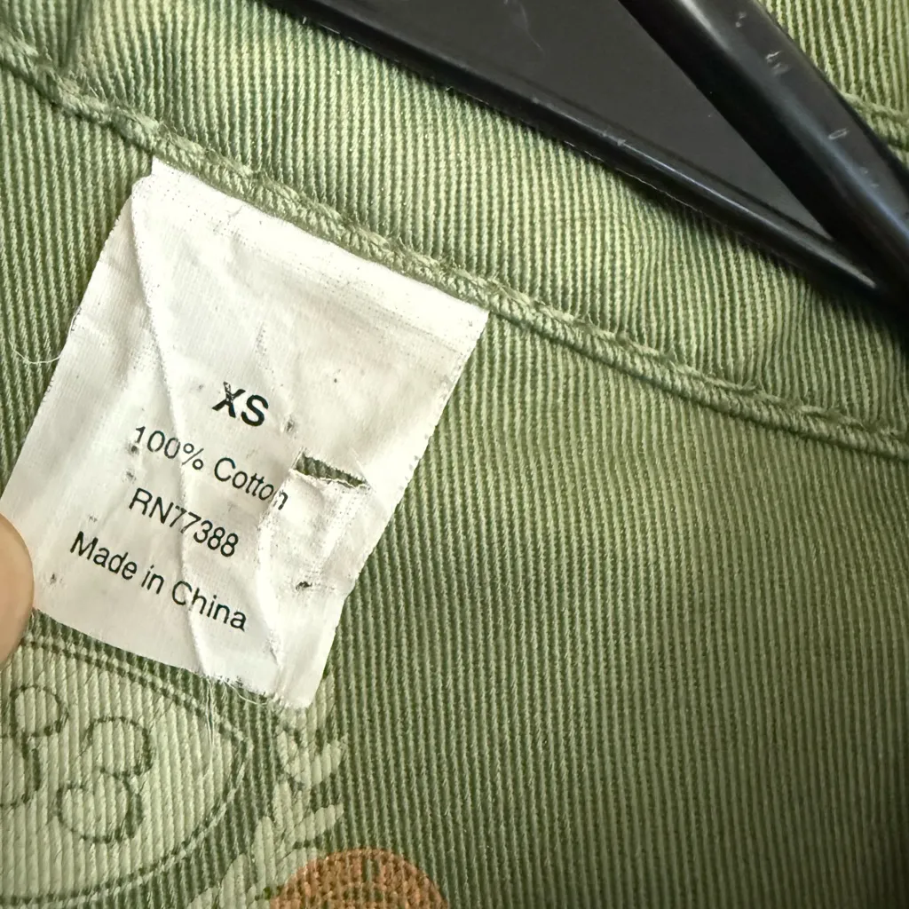 Vintage J. Crew Chino Blazer - GREAT CONDITION size‎ XS Y2K 90s Preppy Cotton - Image 4