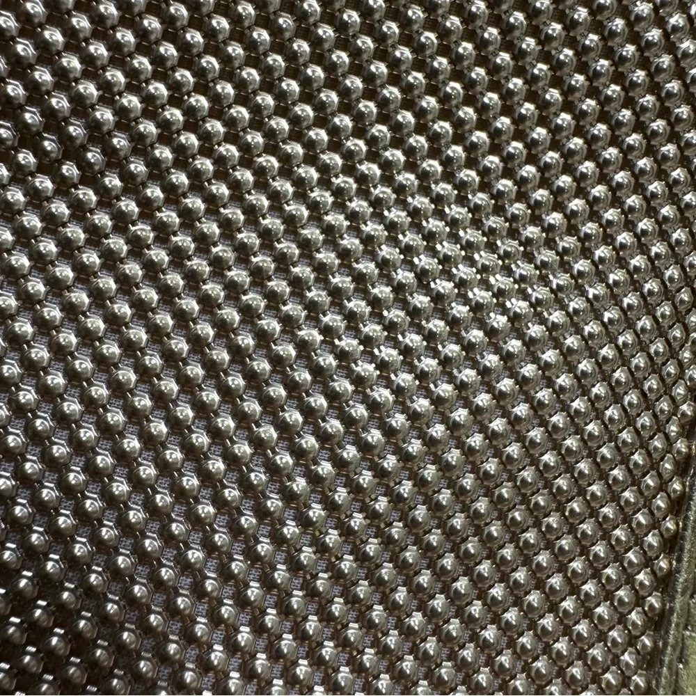 Whiting and Davis International Gold Metallic Mesh Crossbody Bag - Image 12