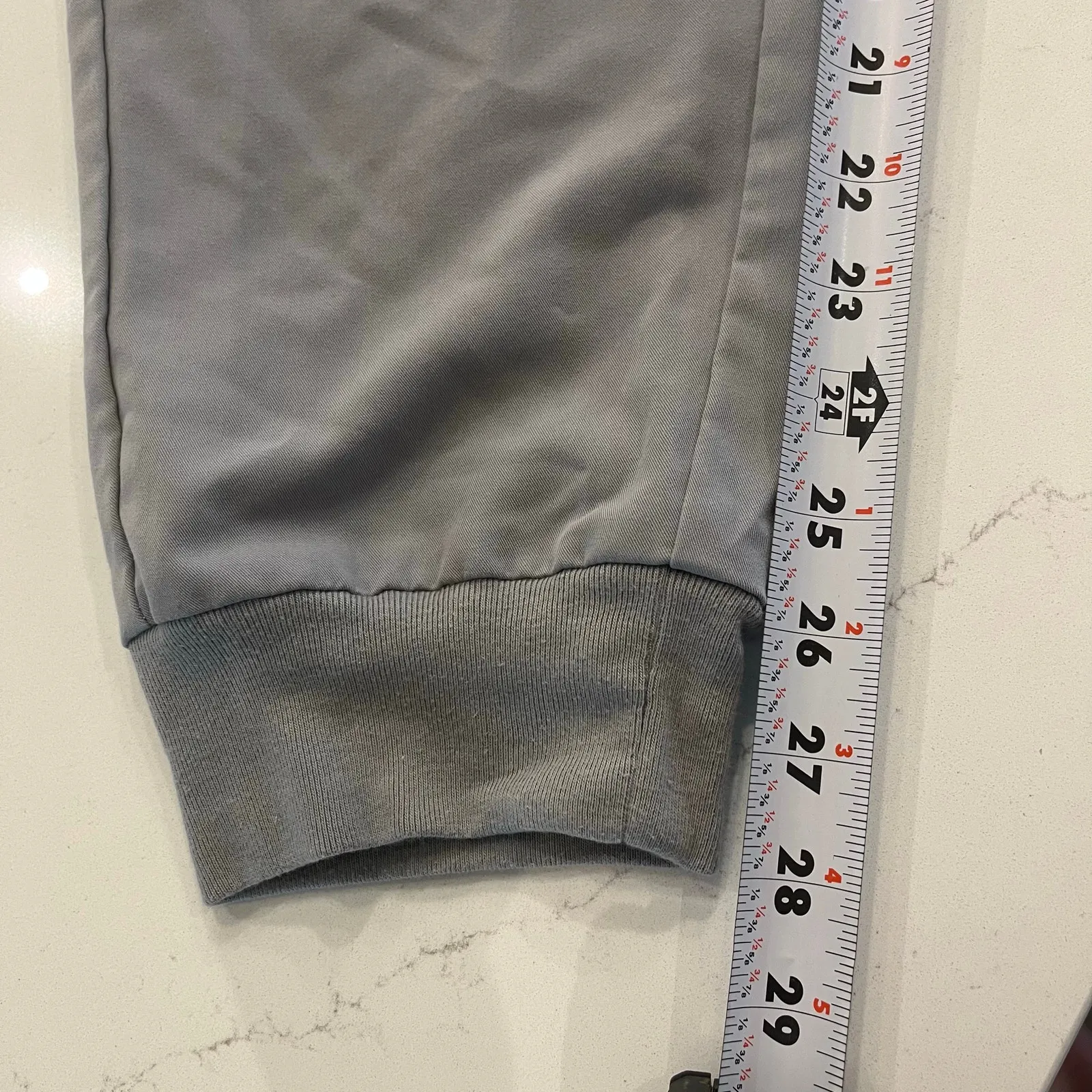 Figs High Waisted Zamora Jogger‎ Scrub Bottoms in Cement size XXL - Image 8