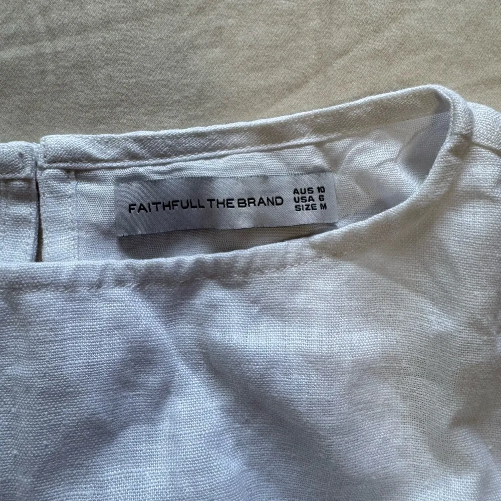 FAITHFULL THE BRAND - Lui Linen Mini Dress - Image 7