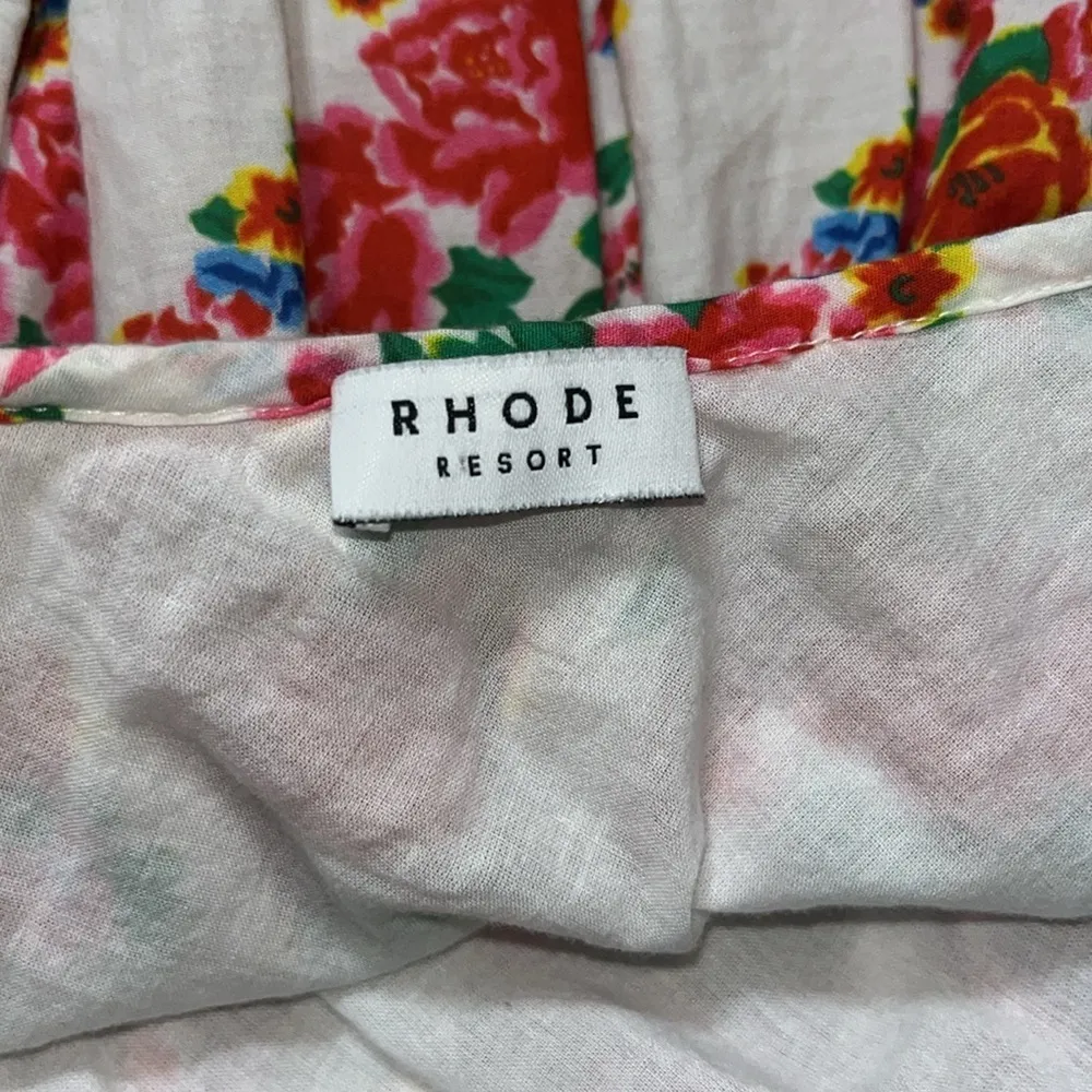 RHODE Lea Gathered Cotton Poplin Tiered Tie - Image 12