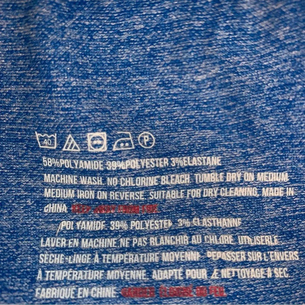 MuscleNation Seamless Women’s Medium Blue Leggings - Image 6