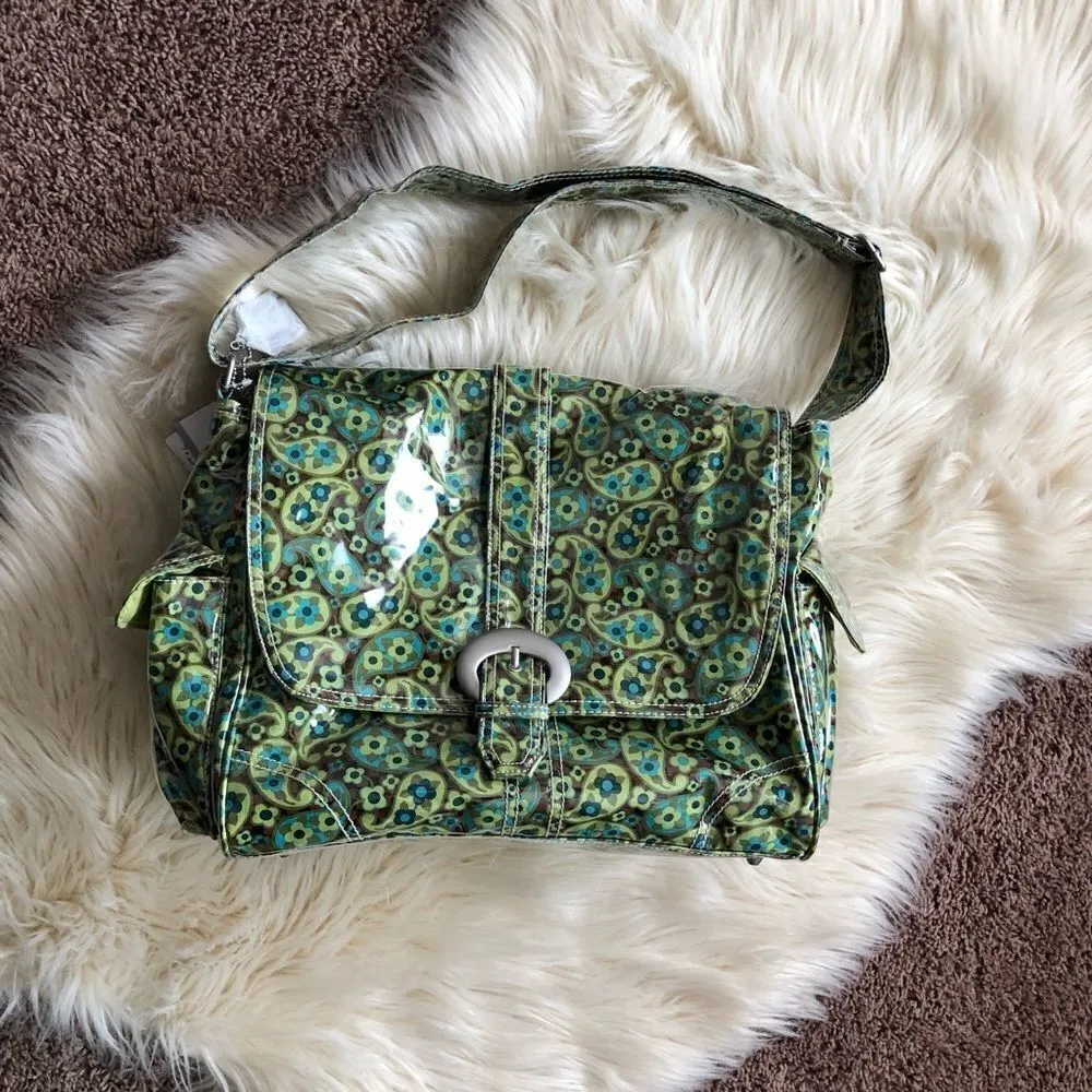 Kalencom New Orleans Laminated Buckle Bag Brown - Image 2